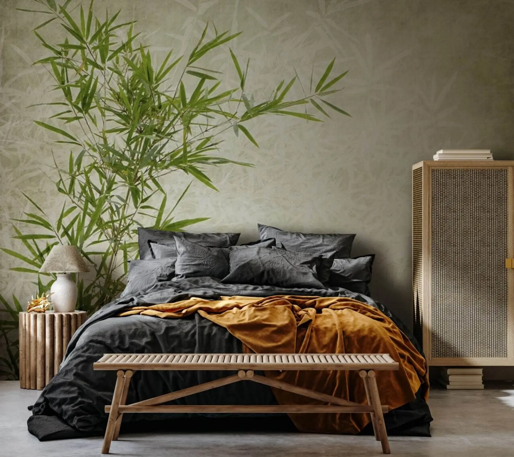 Fototapetes Japāņu stila bambusa u72567