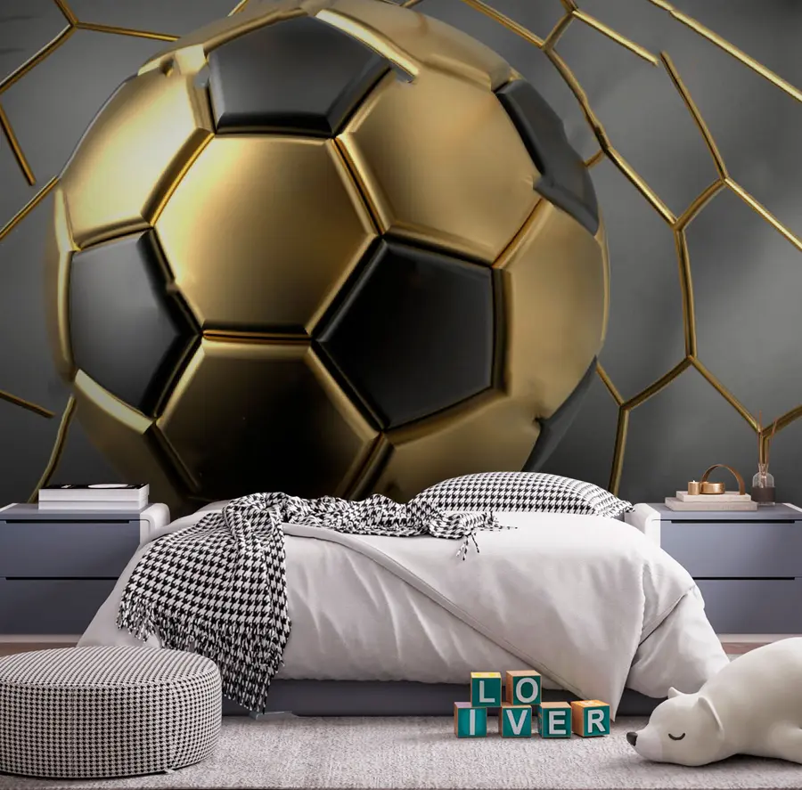 Fototapetes Futbola bumba vārtos u73011