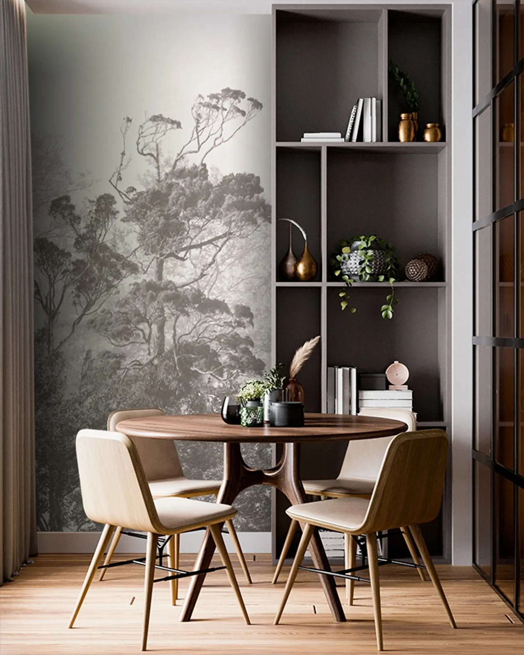 Fototapetes Koki uz grunge fona u79824