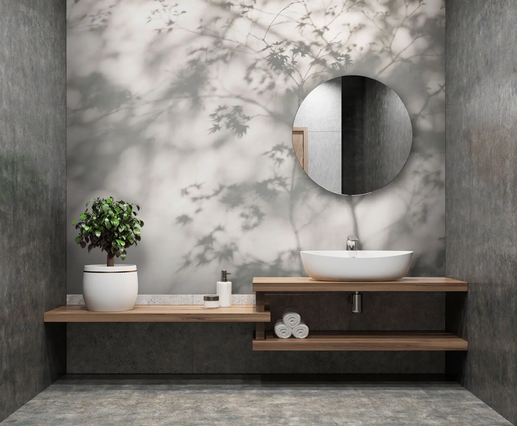 Fototapetes Ēna uz sienas u79829