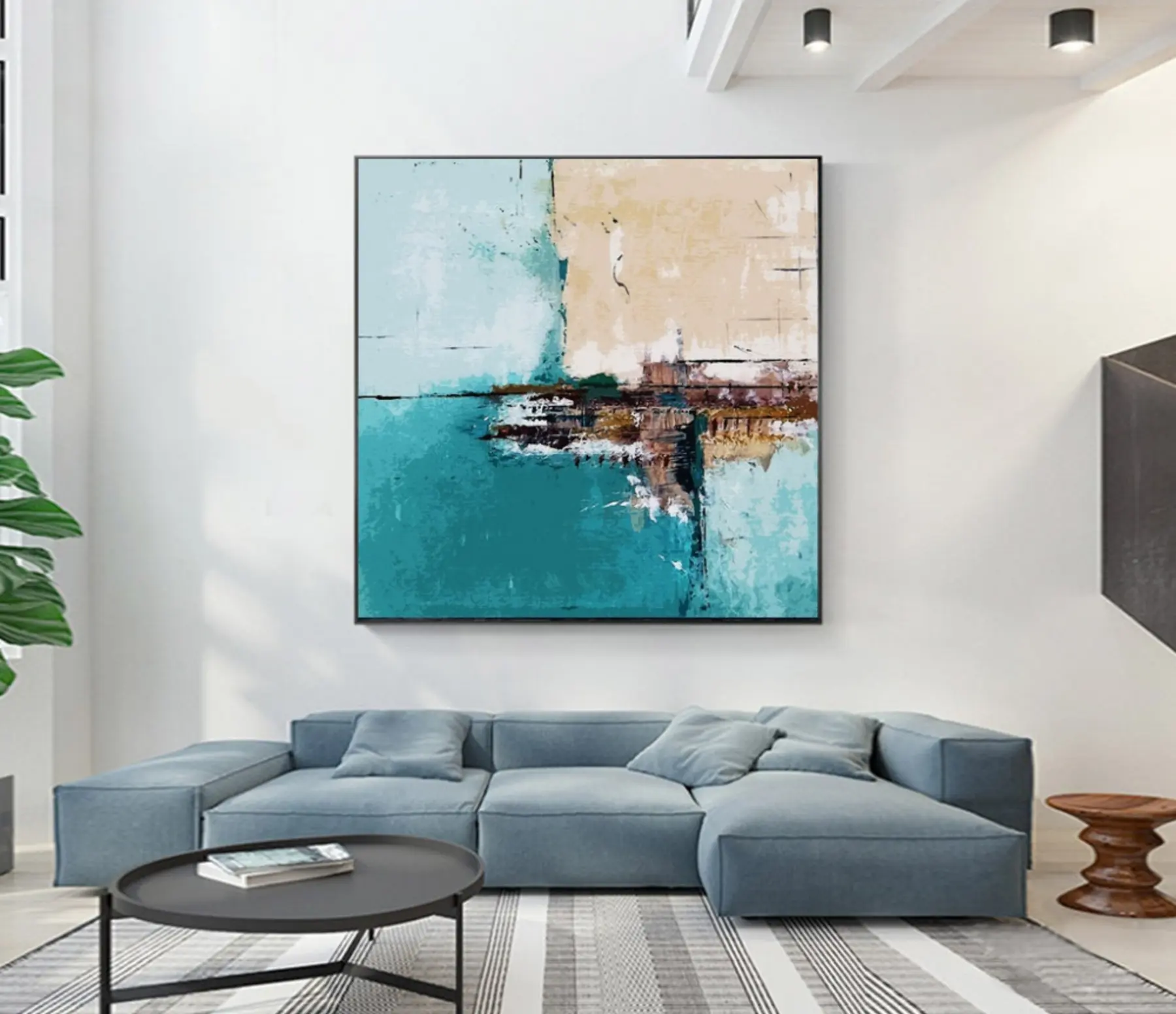 Fototapetes Abstraktā pilsēta uz Azūra krasta s01169