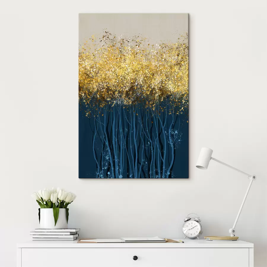 Glezna Koki ar lapām s01893