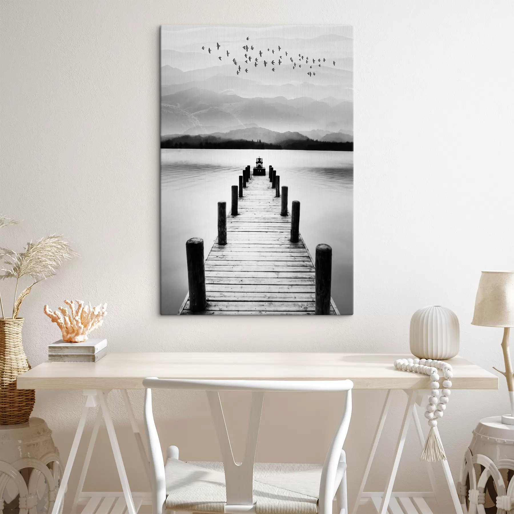 Fototapetes Ūdens, mākoņi un debesis s03914