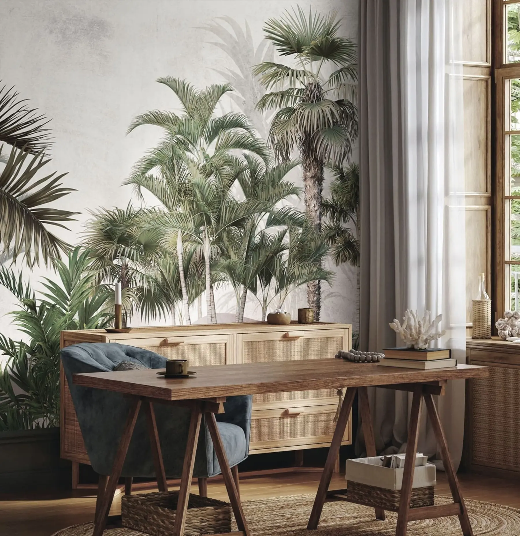 Fototapetes Palmas un tropi u73805