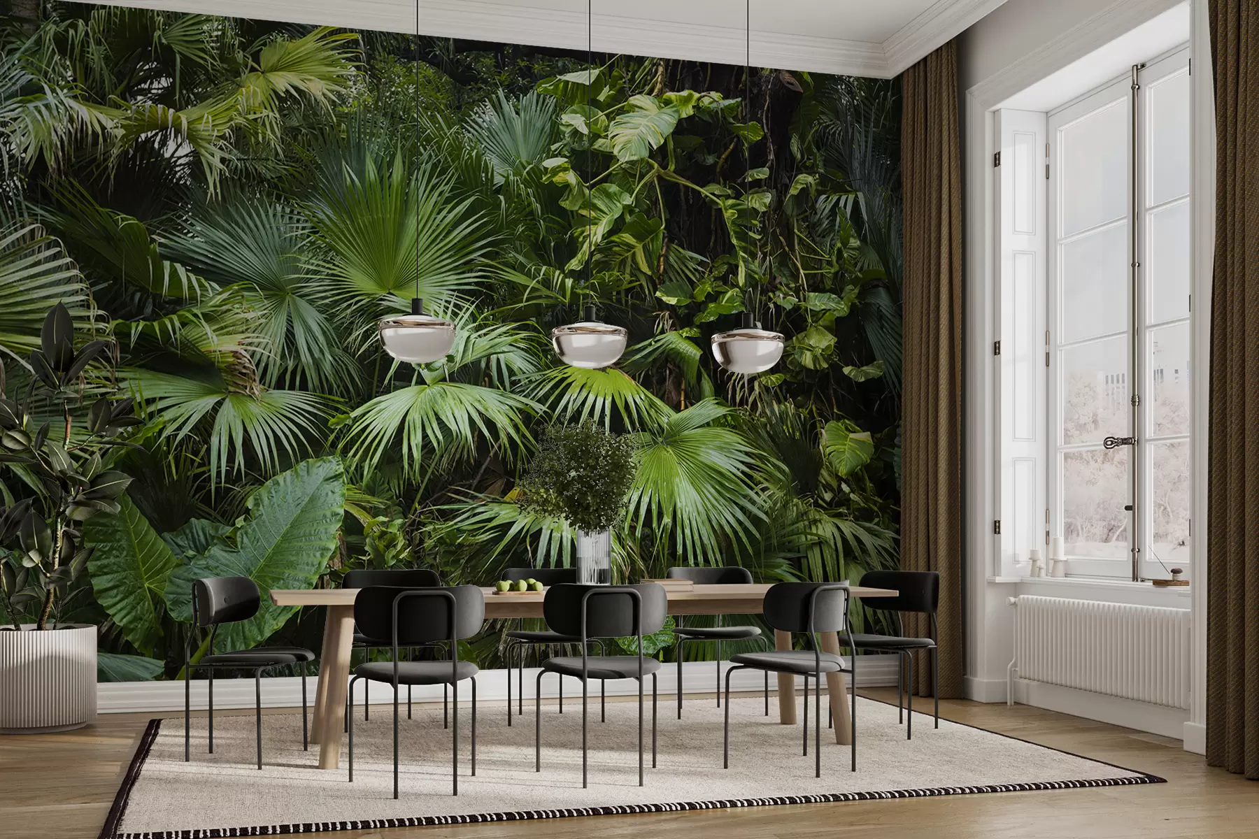 Fototapetes Mitras lapas džungļos u93616