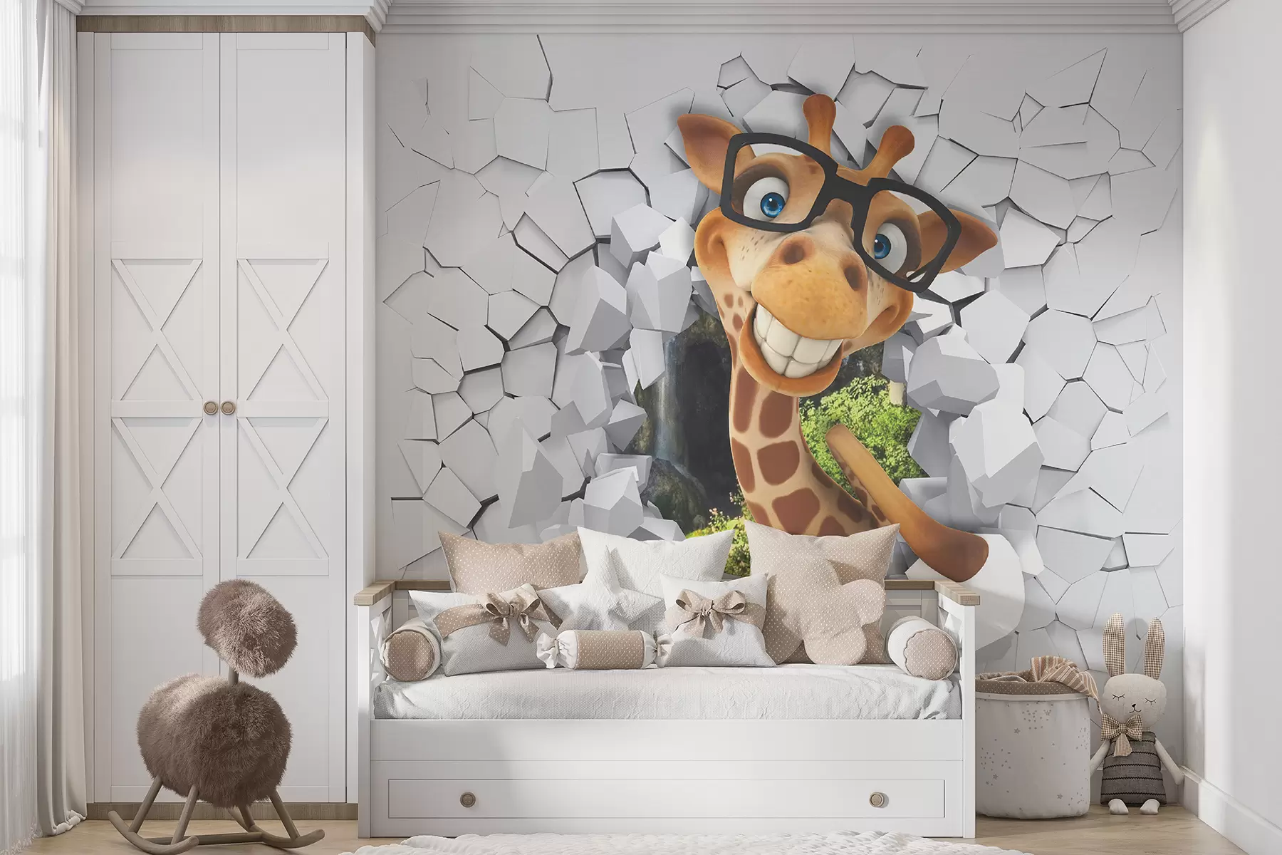 Fototapetes 3D žirafes u93624