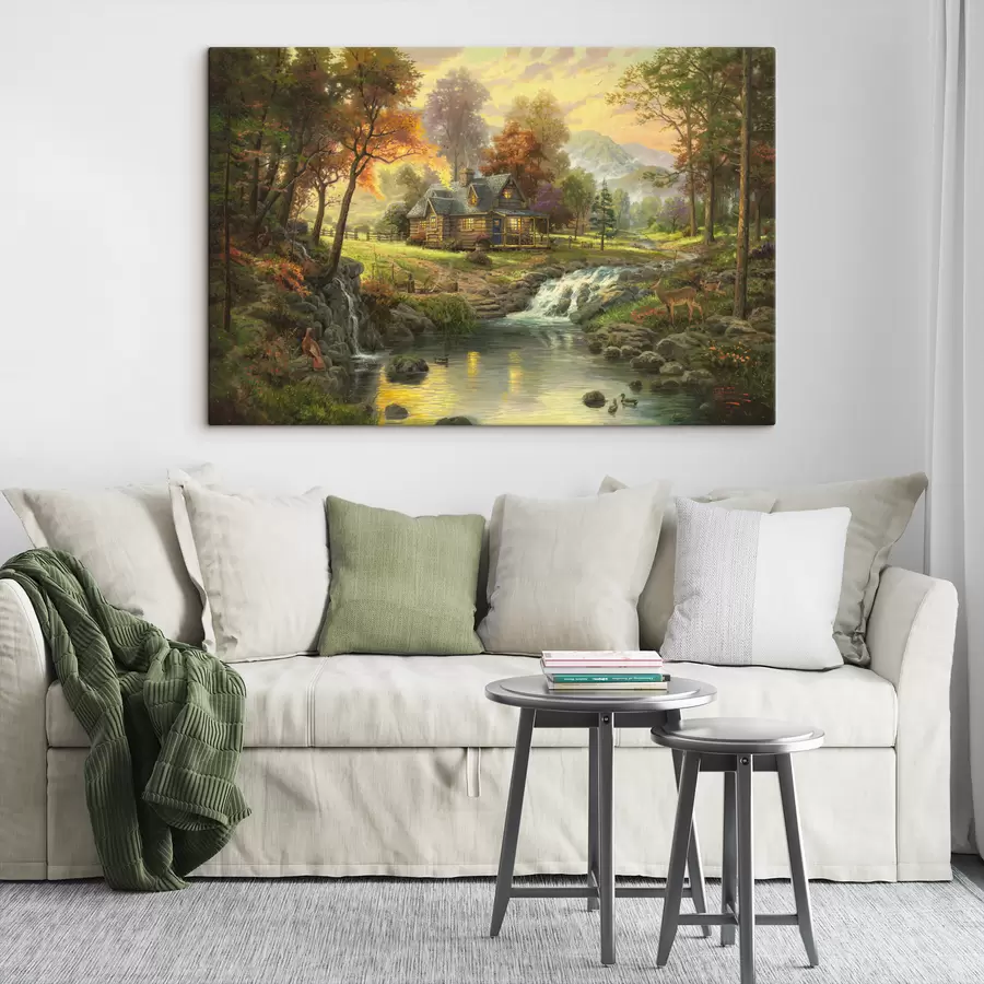 Glezna Ūdens, augi un dabiskā ainava s15161