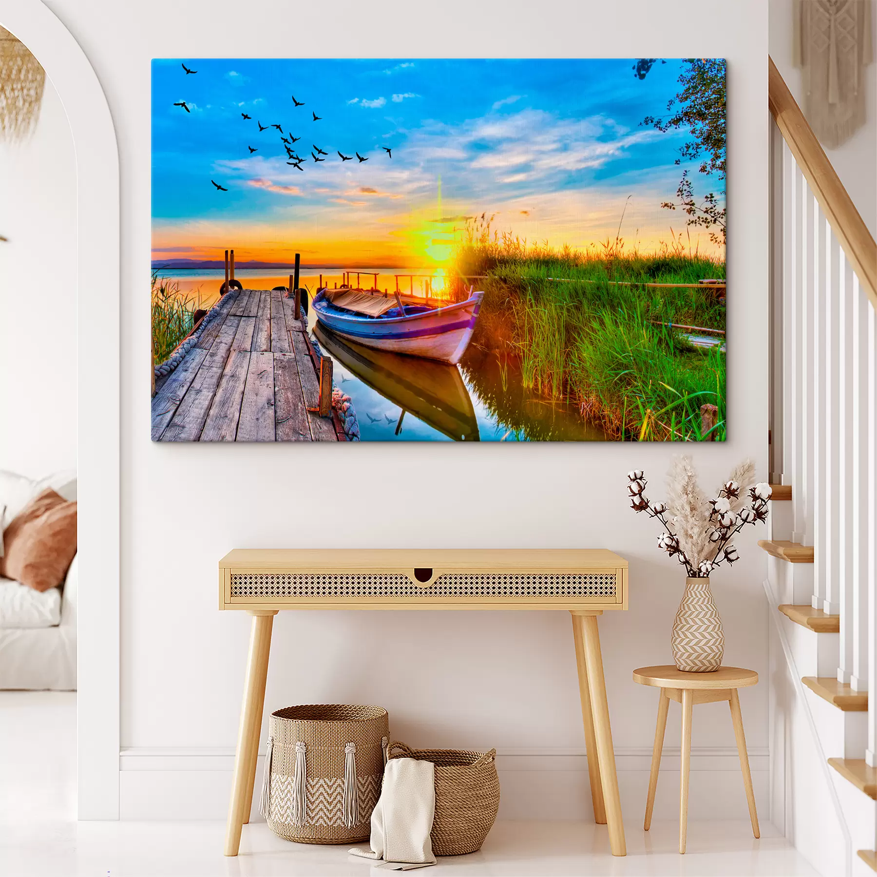 Fototapetes Mākoņi, ūdens un debesis s17989