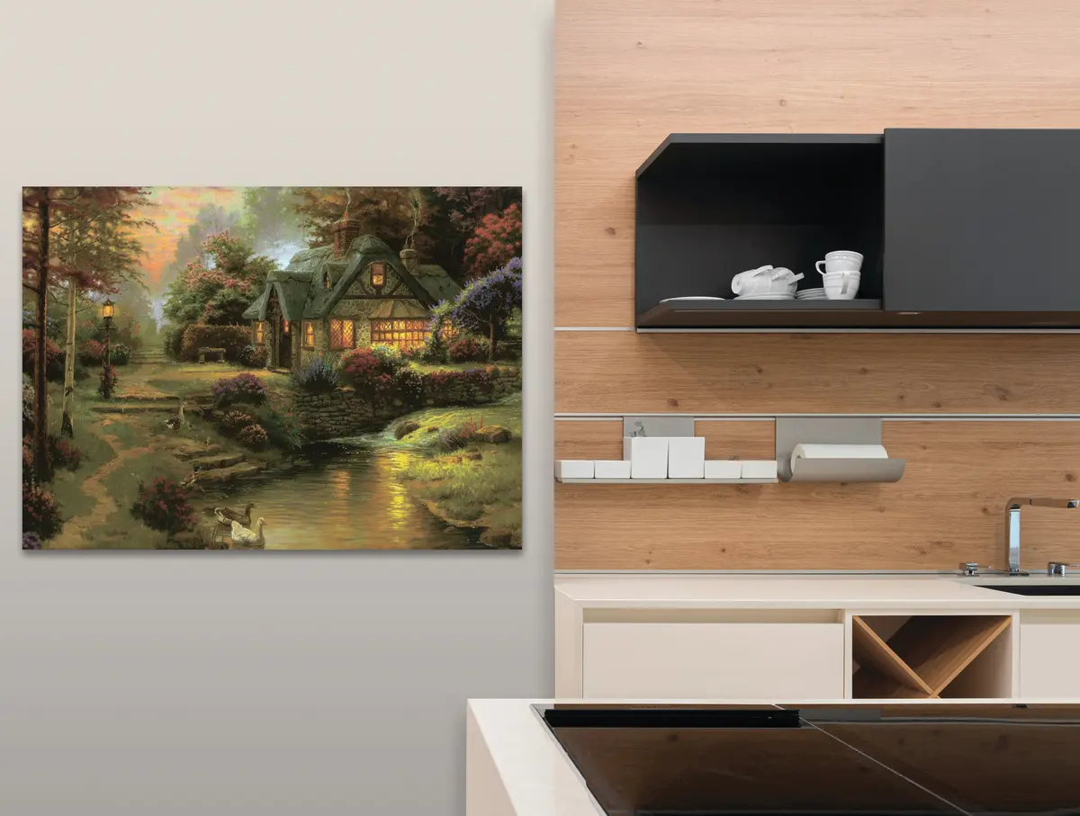 Glezna Augi, logi un ūdens s19095