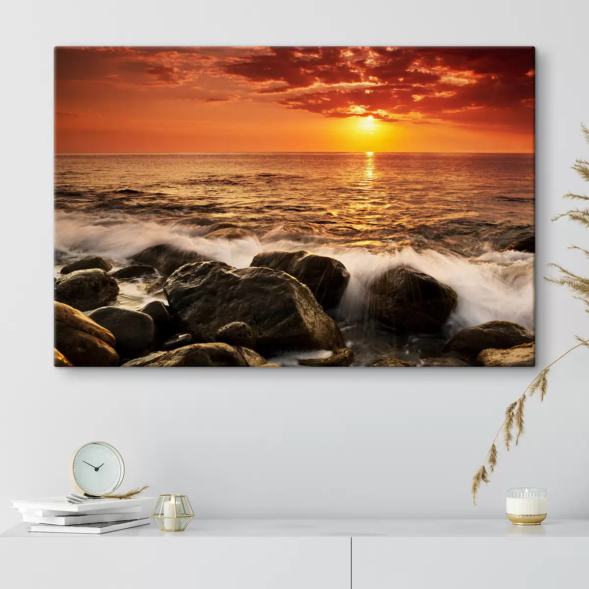 Glezna Ūdens, debesis un mākoņi s19480