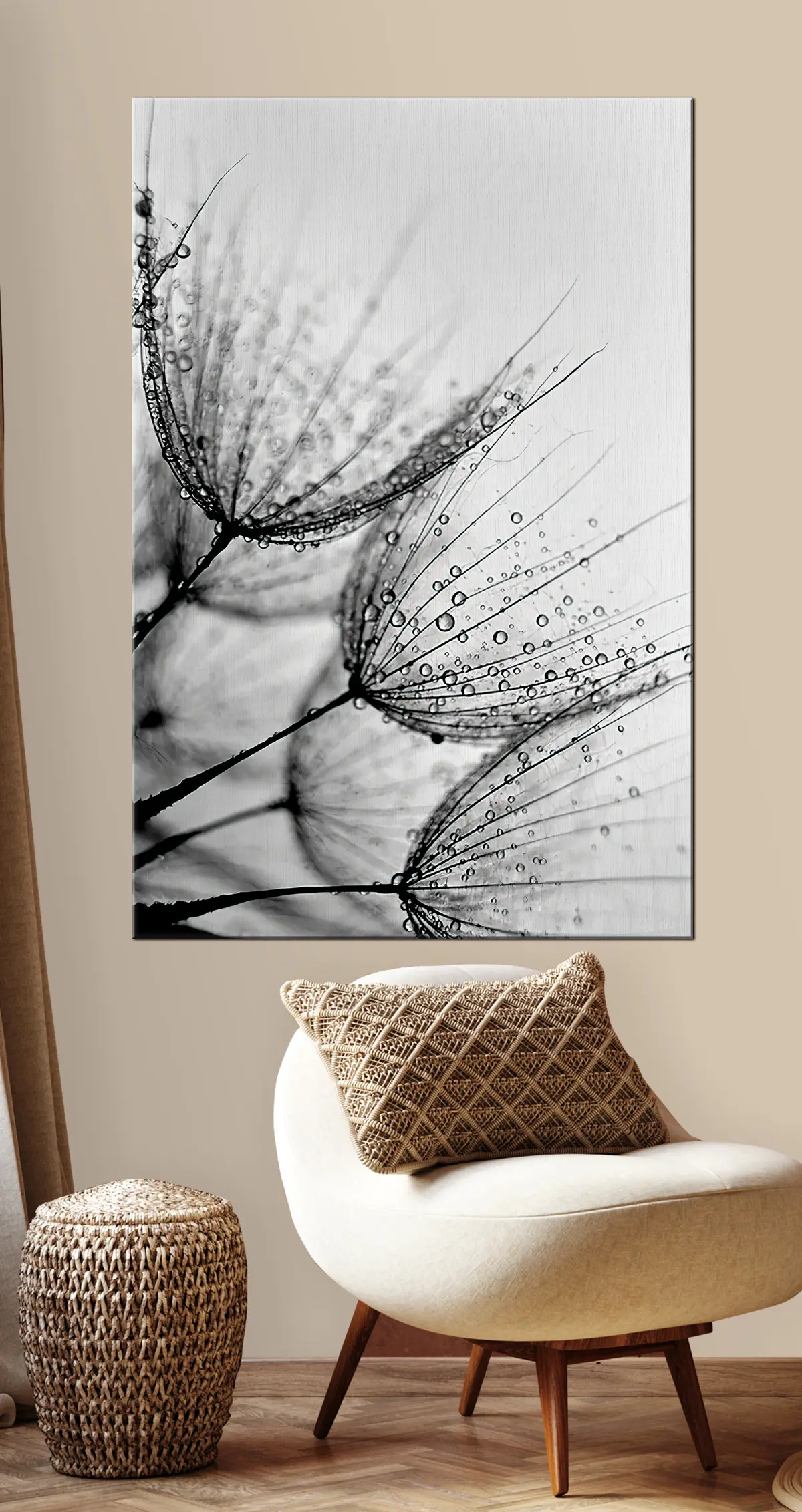 Glezna Augs, zariņš un aukla s20828