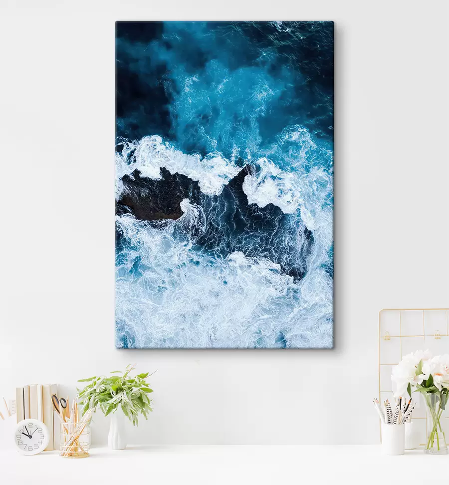 Glezna Ūdens, lazūra un taisnstūris s21429