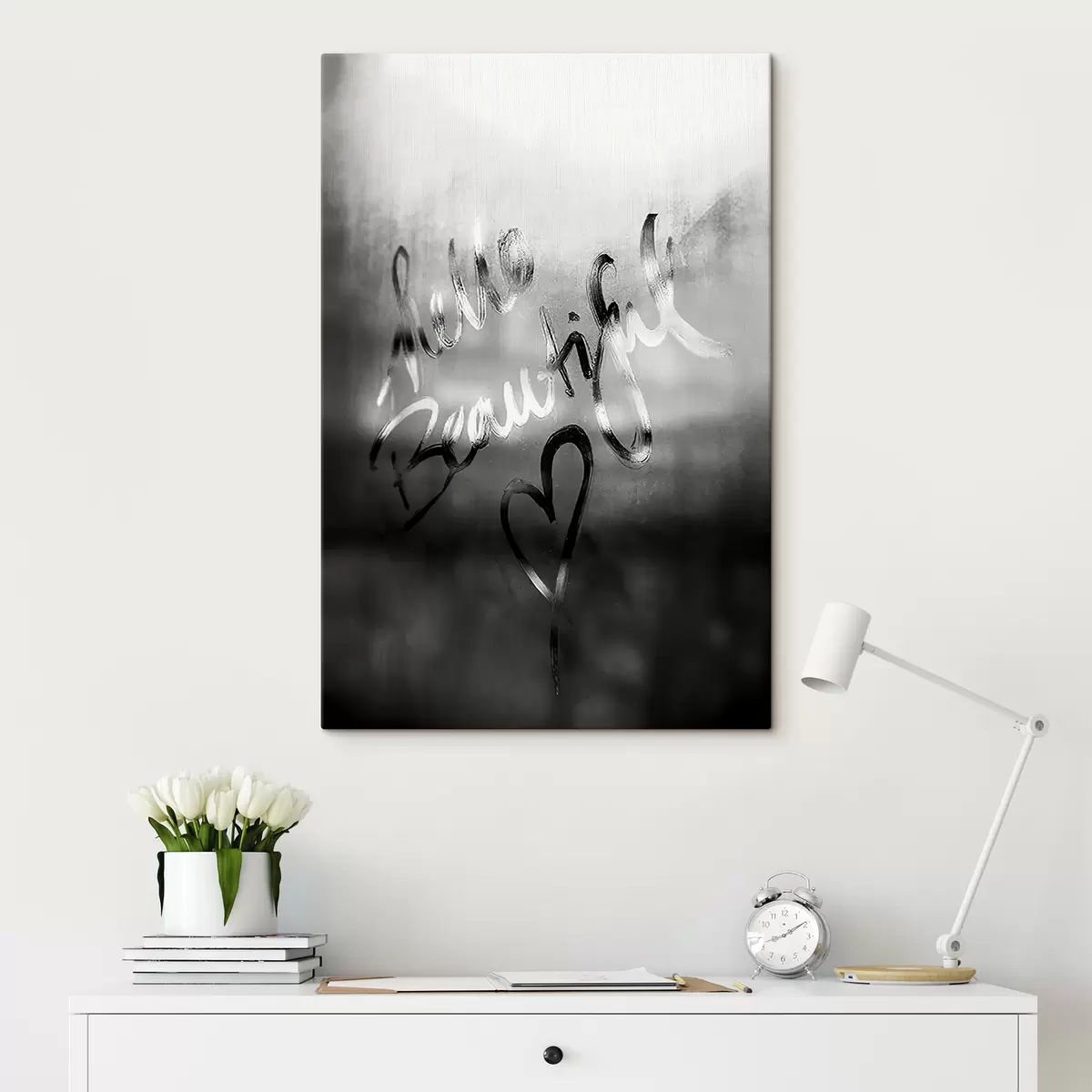 Glezna Filiāle, organisms un melnbalts un balts s21487