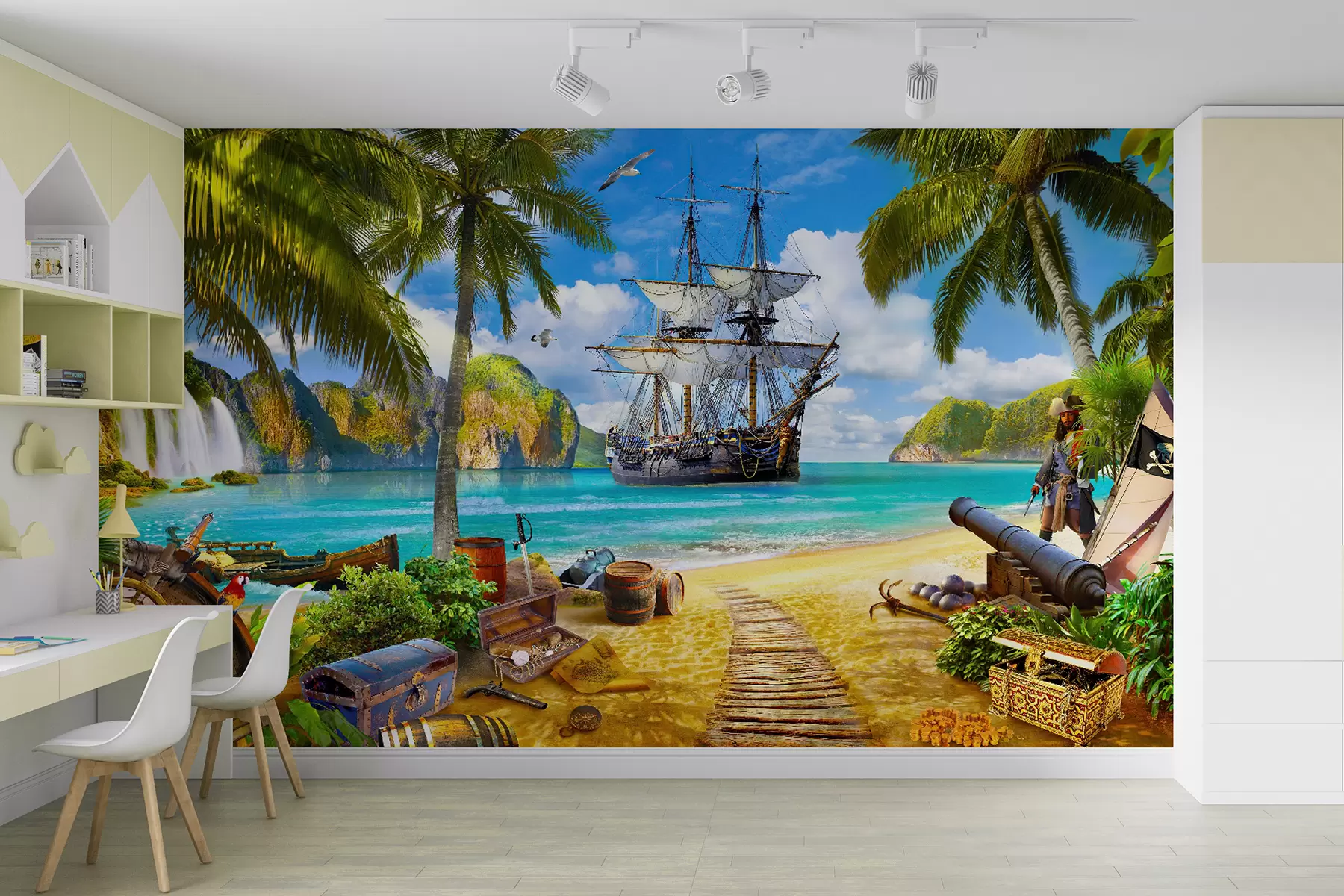 Fototapetes Ūdens, mākoņi un debesis u59784v3