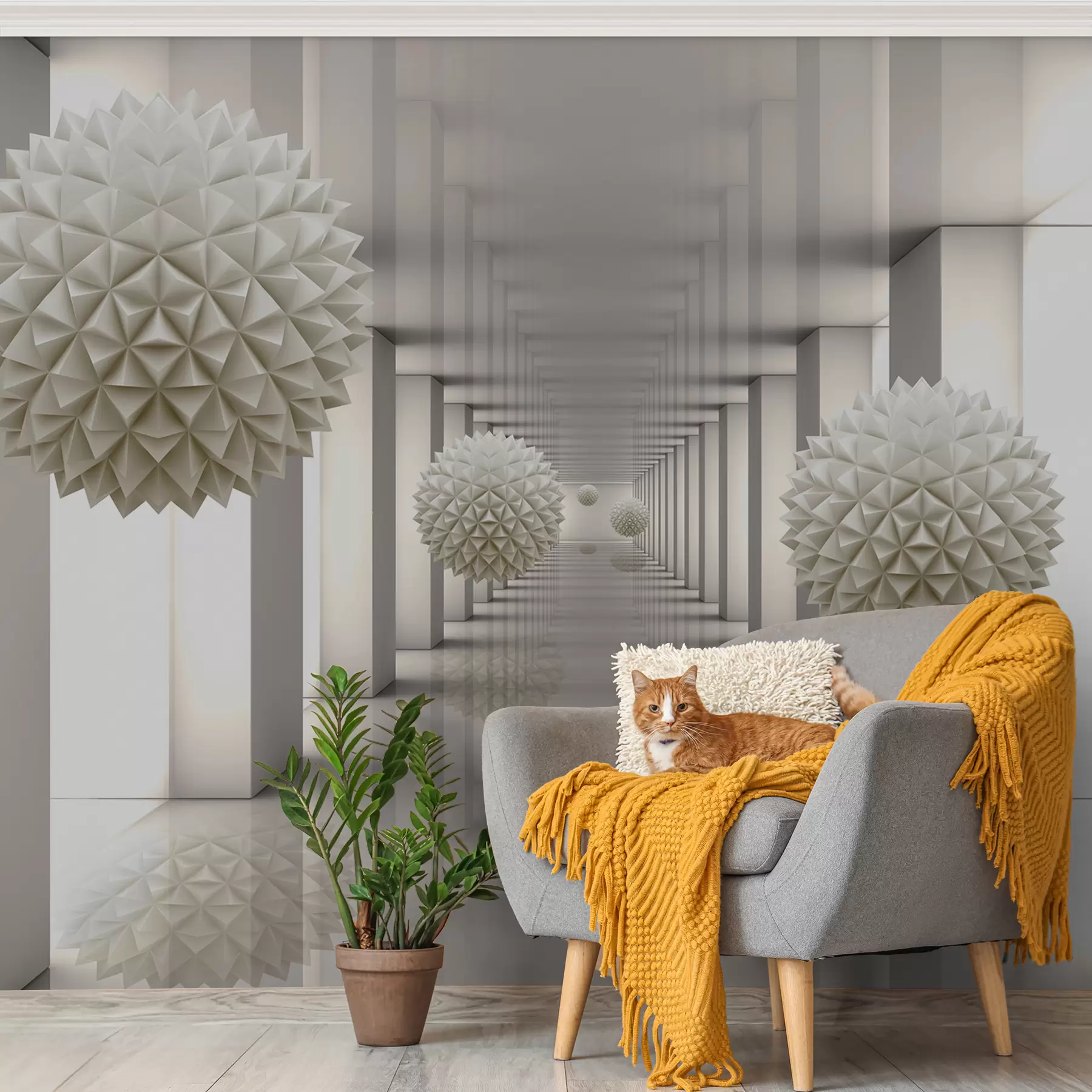 Fototapetes Brūns tauriņš u63738