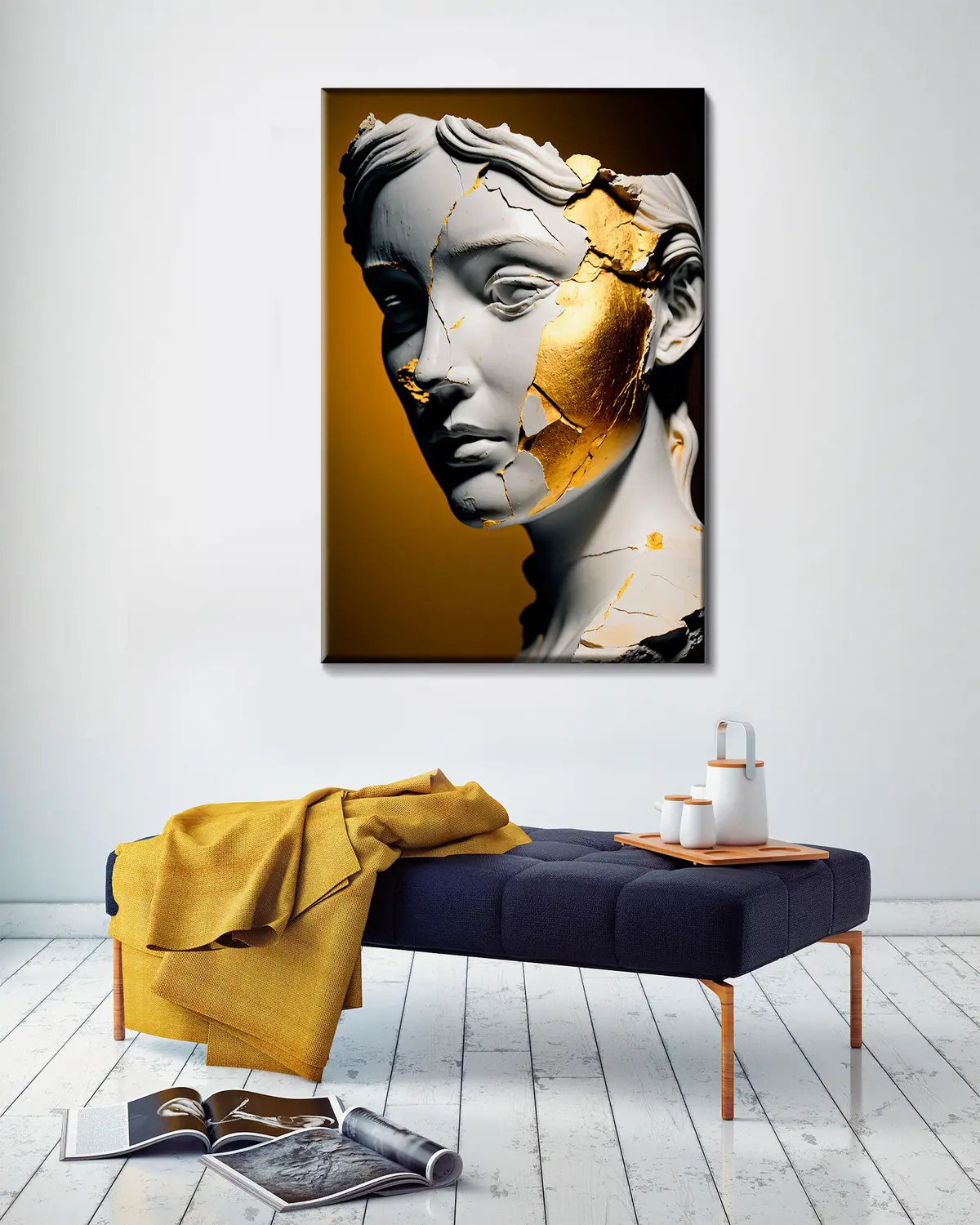 Glezna Sievietes sejas skulptūra s31152