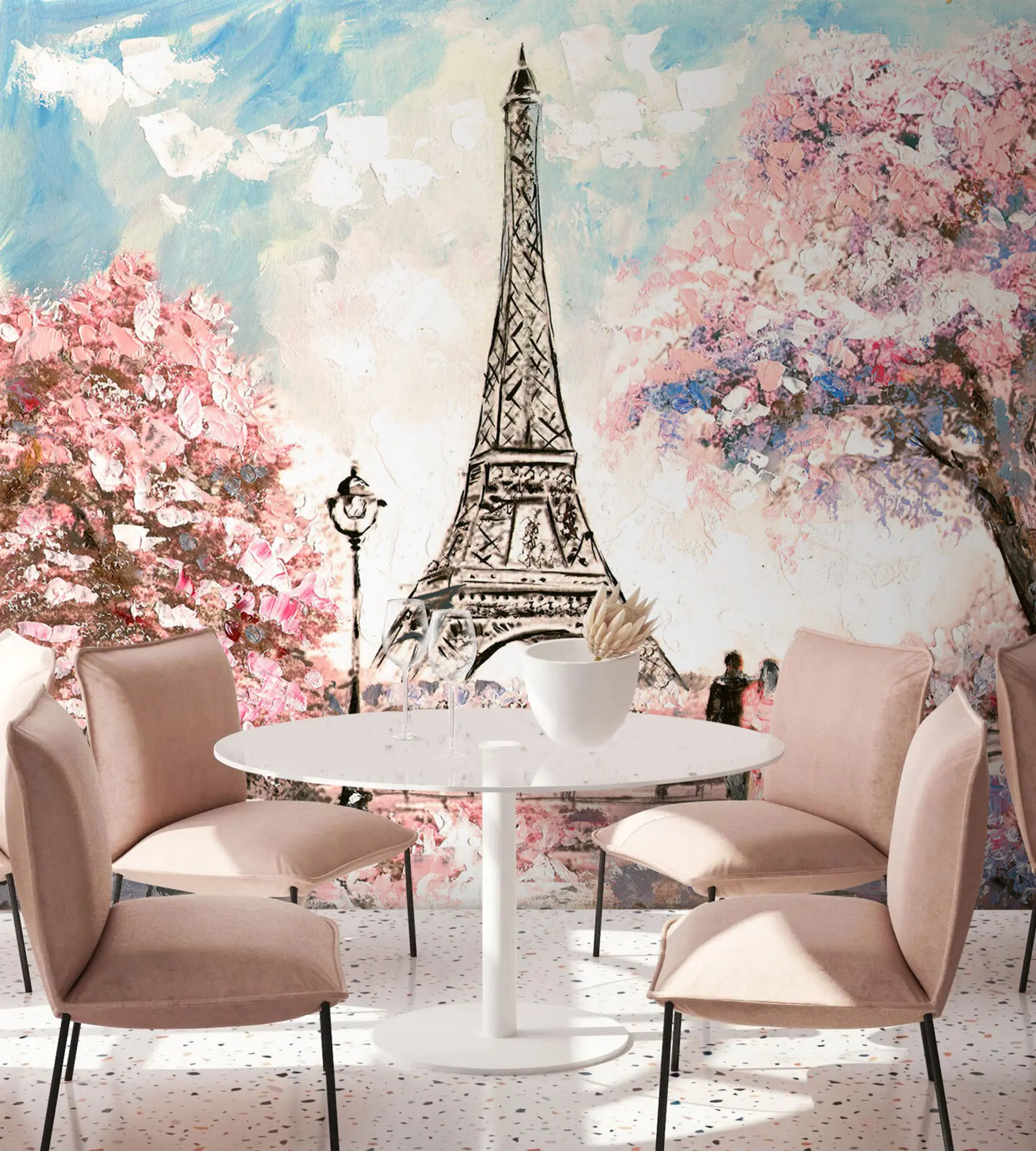 Fototapetes Parīzes ielas skats u74631