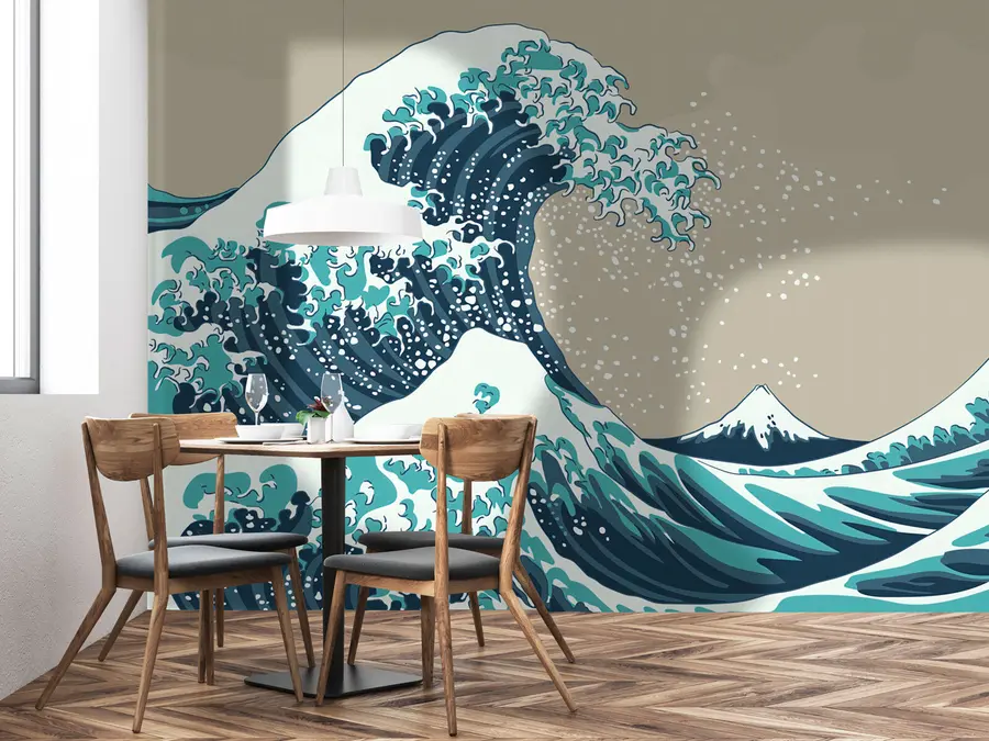 Fototapetes Japāņu stila sienas gleznojumi, sienas gleznojumi Āzijas stilā u74617