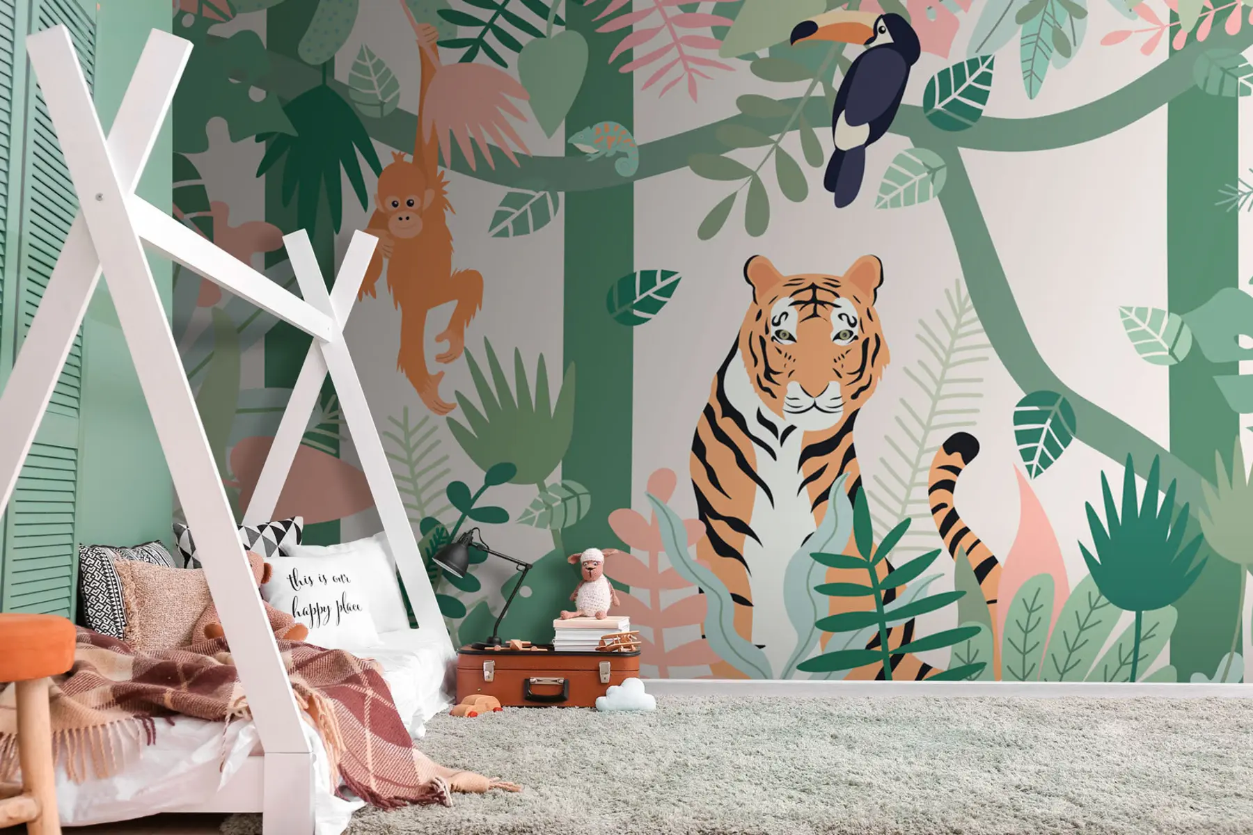 Fototapetes Zvērs no džungļiem u74495