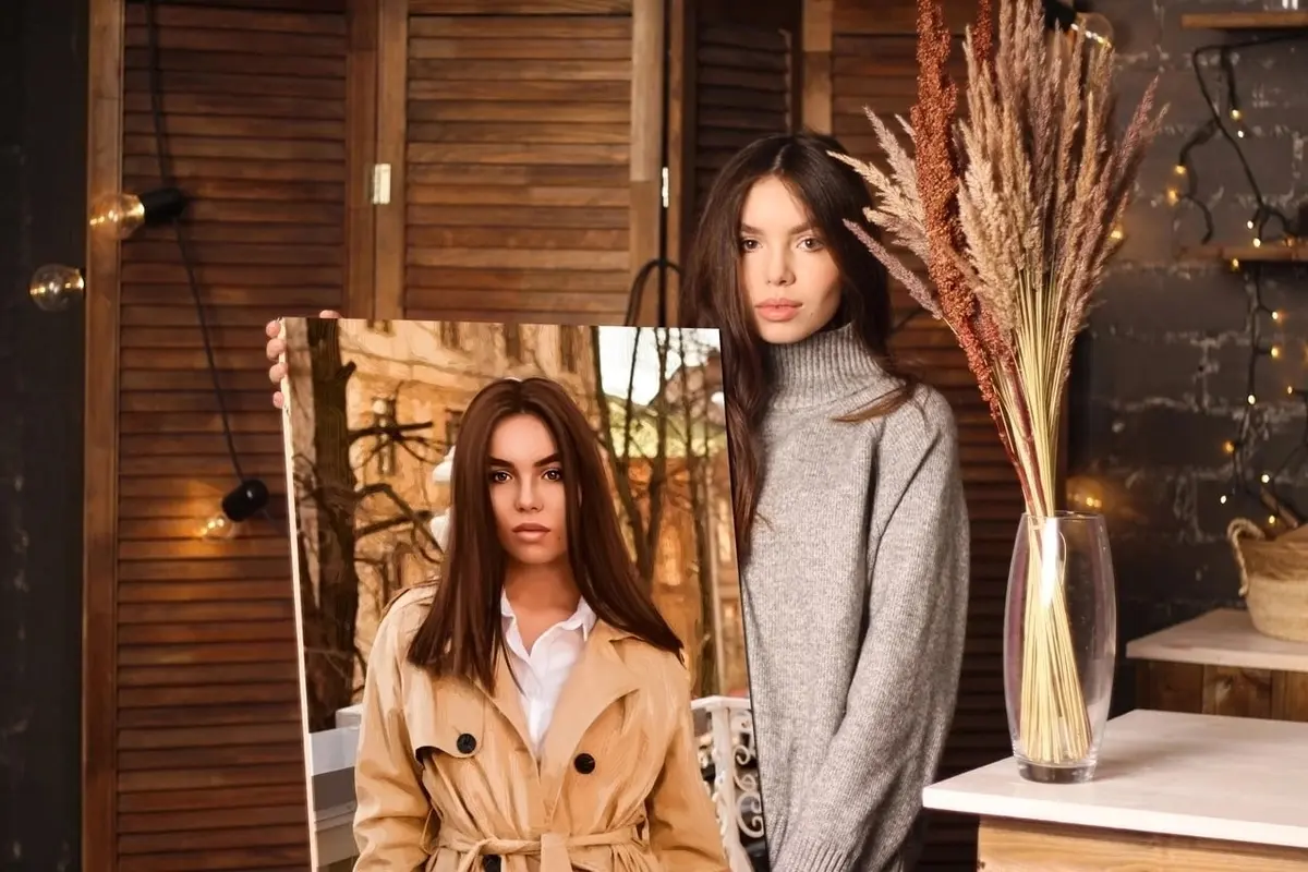 Glezna Modes, zibspuldzes fotogrāfija un piedurknes s31860