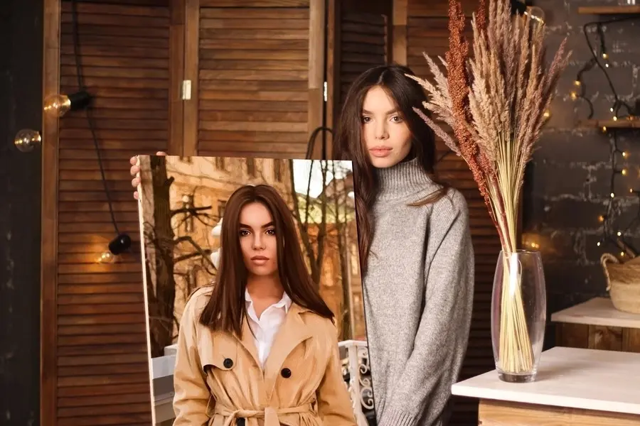 Glezna Modes, zibspuldzes fotogrāfija un piedurknes s31860