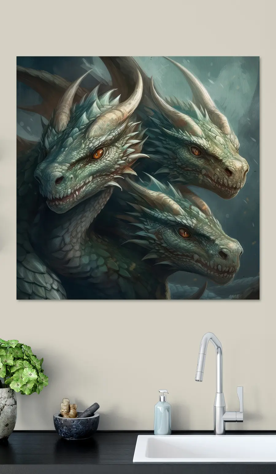 Glezna Daba, žoklis un organisms s32597