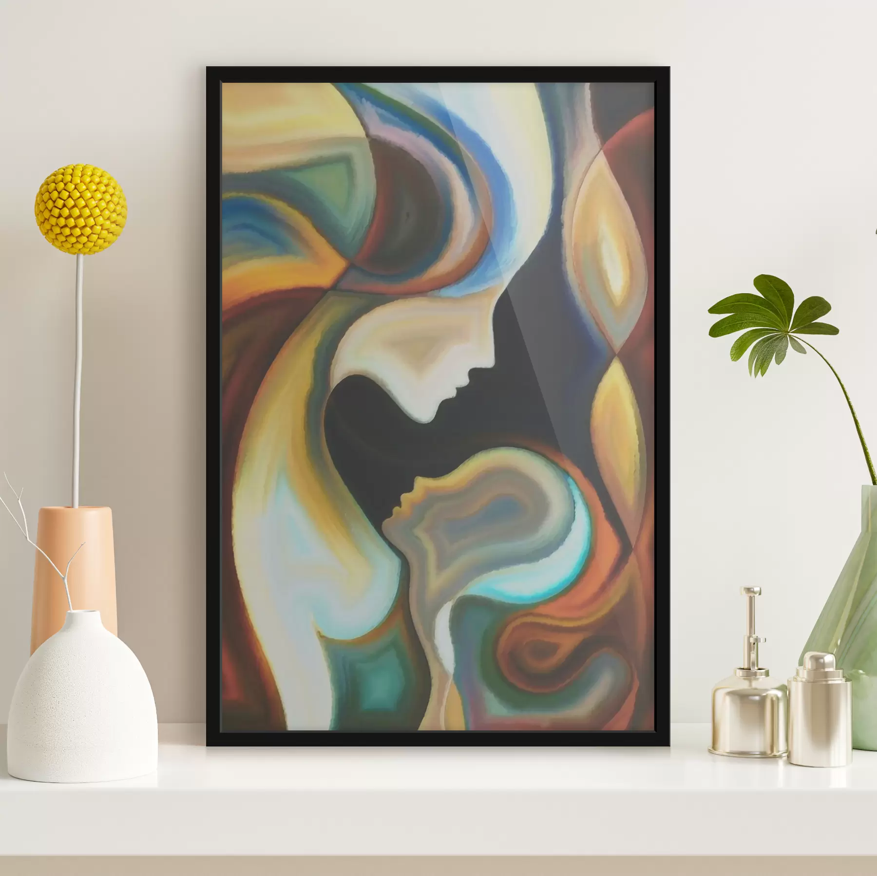 Fototapetes Krāsa, augs un zariņš f00034