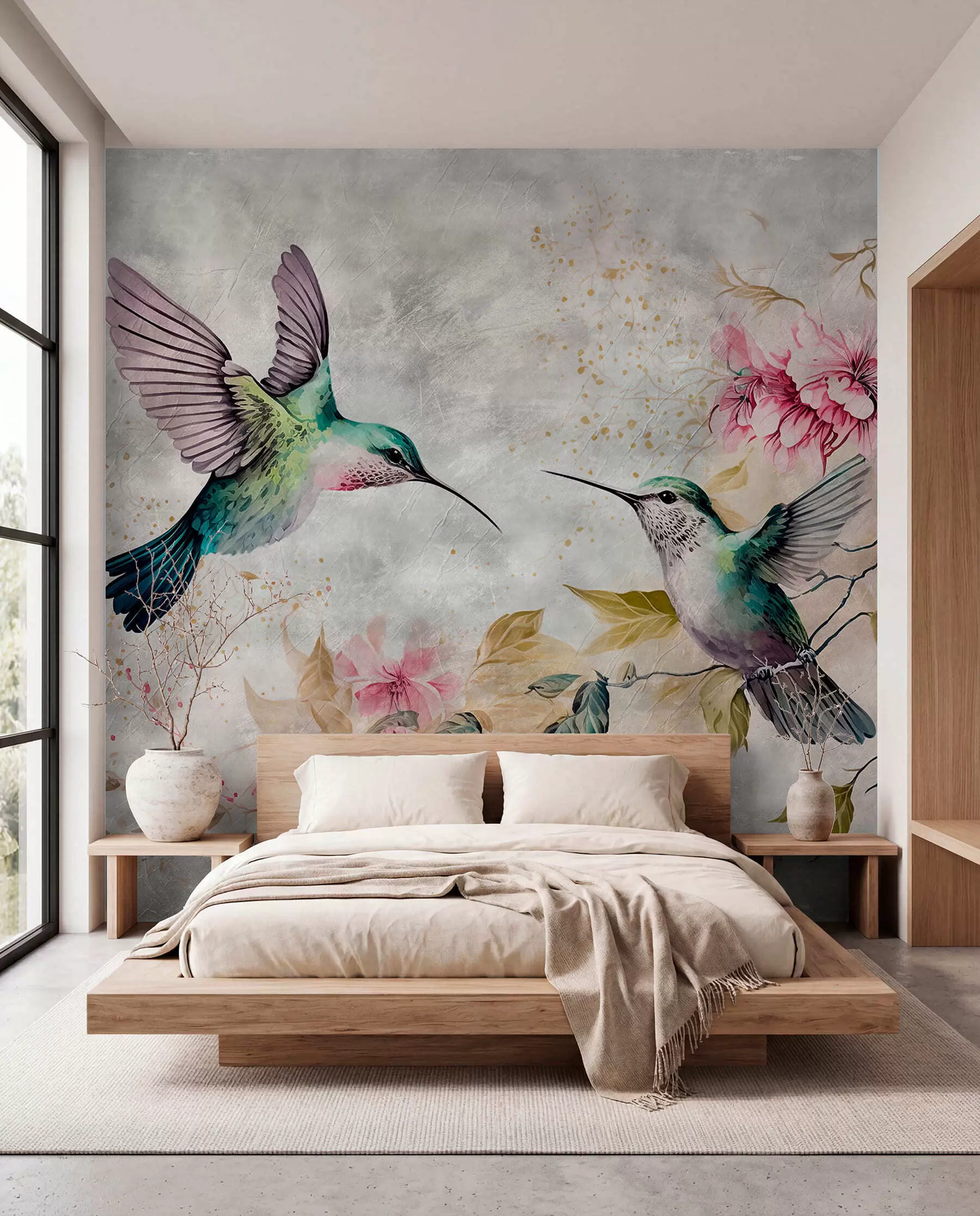 Fototapetes Kolibri duets u93994