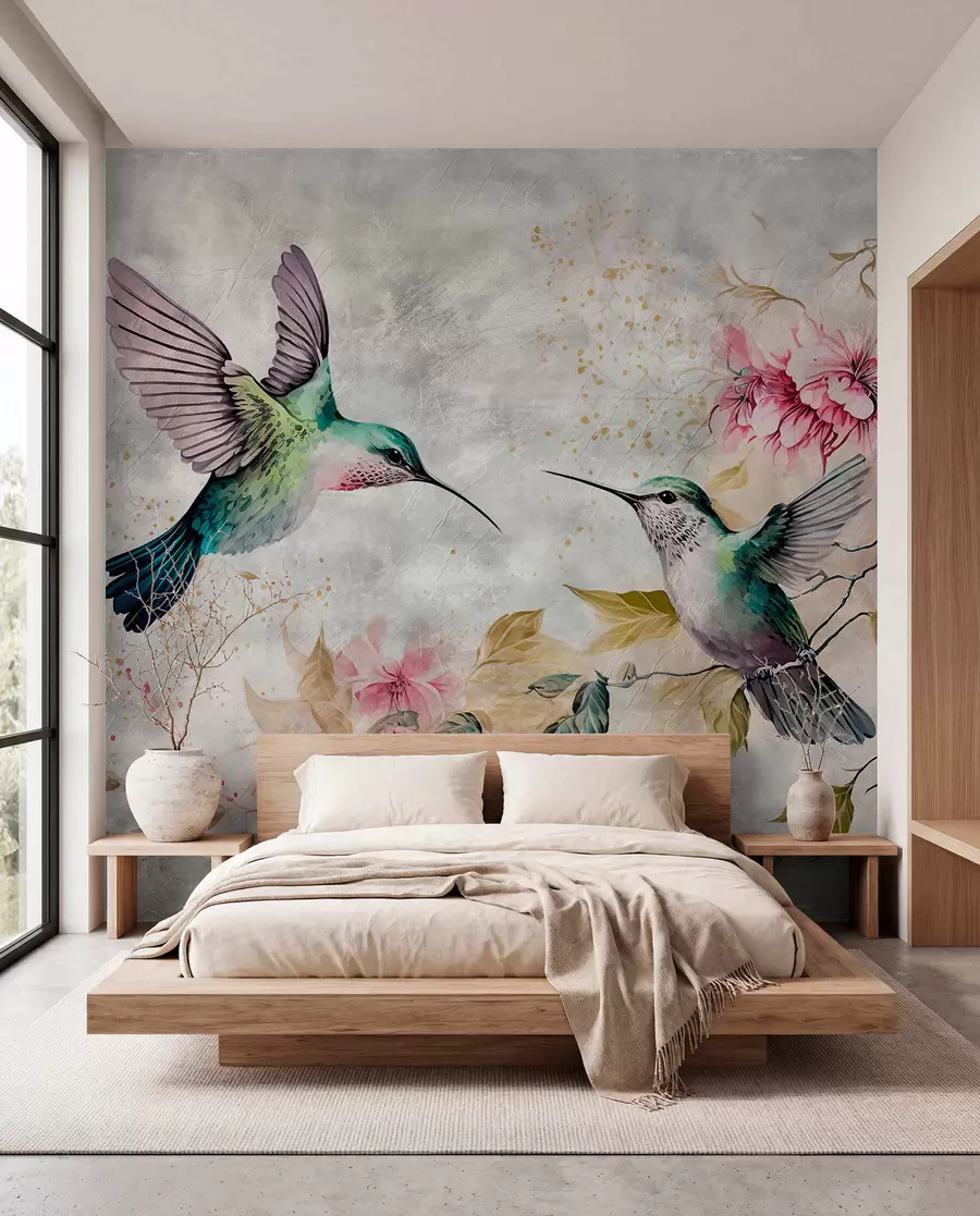 Fototapetes Kolibri duets u93994
