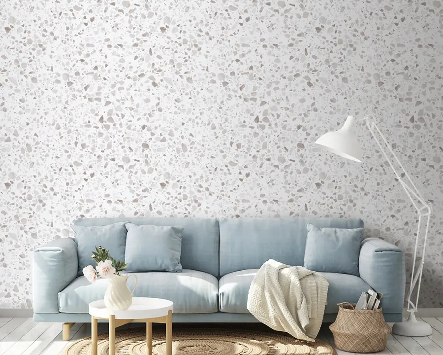Fototapetes Terrazzo flīzes, mozaīka ar dabīgiem akmeņiem, granīts, marmors, kvarcs, betons u94304