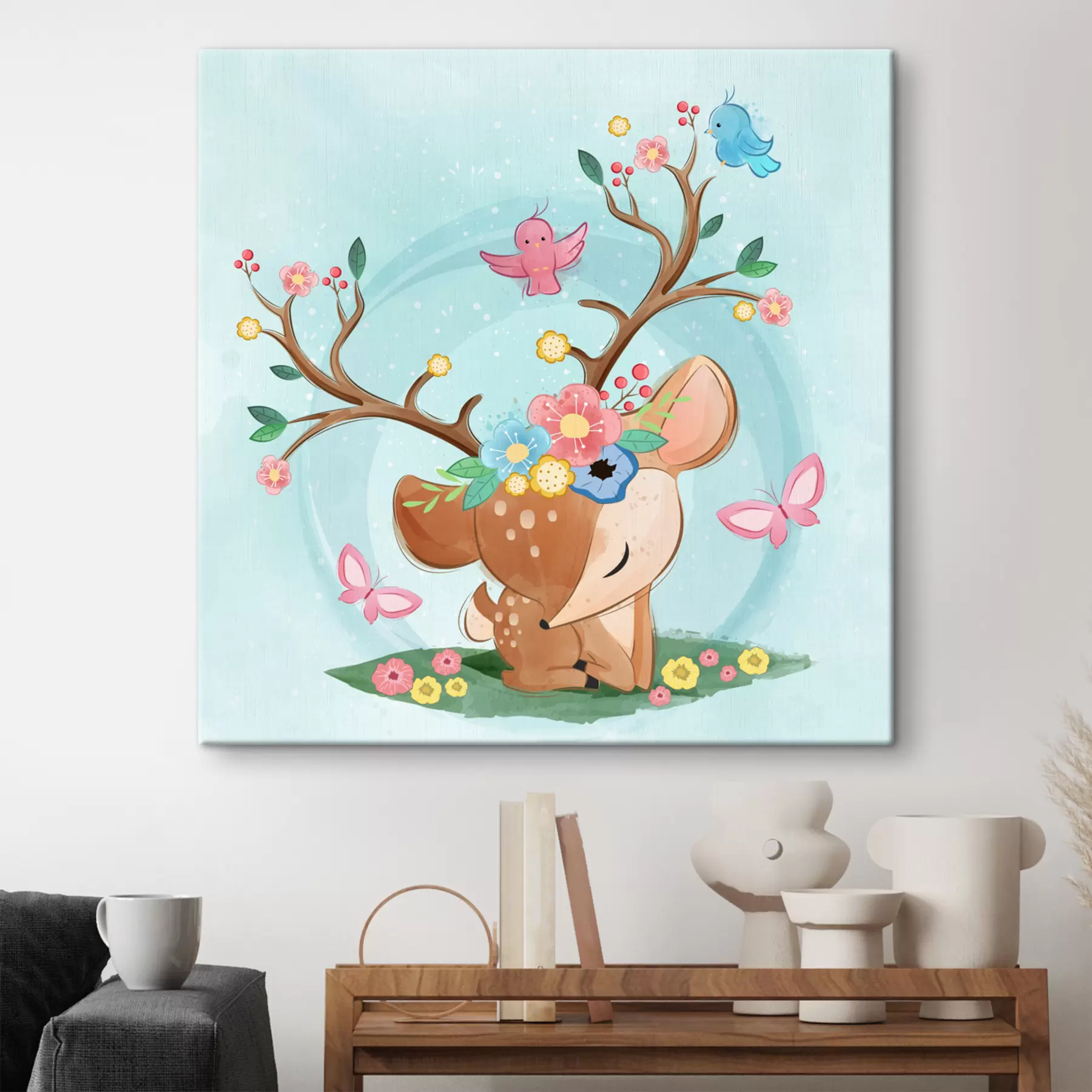 Glezna Karikatūra, cilvēki dabā un organismā s32795