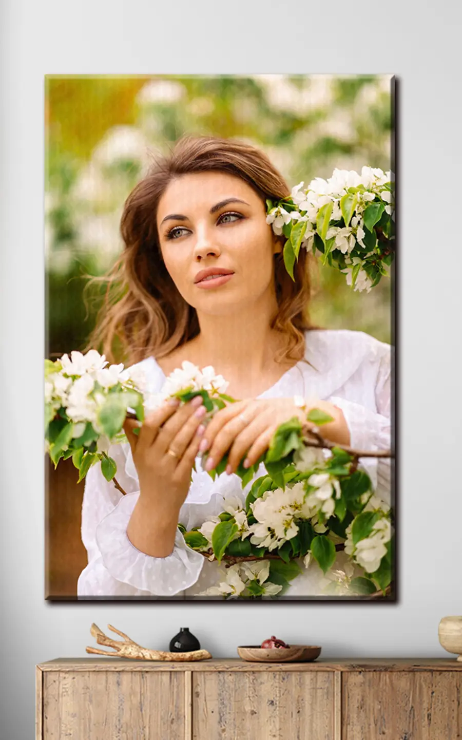 Glezna Ziedi, augi un skropstas s33116