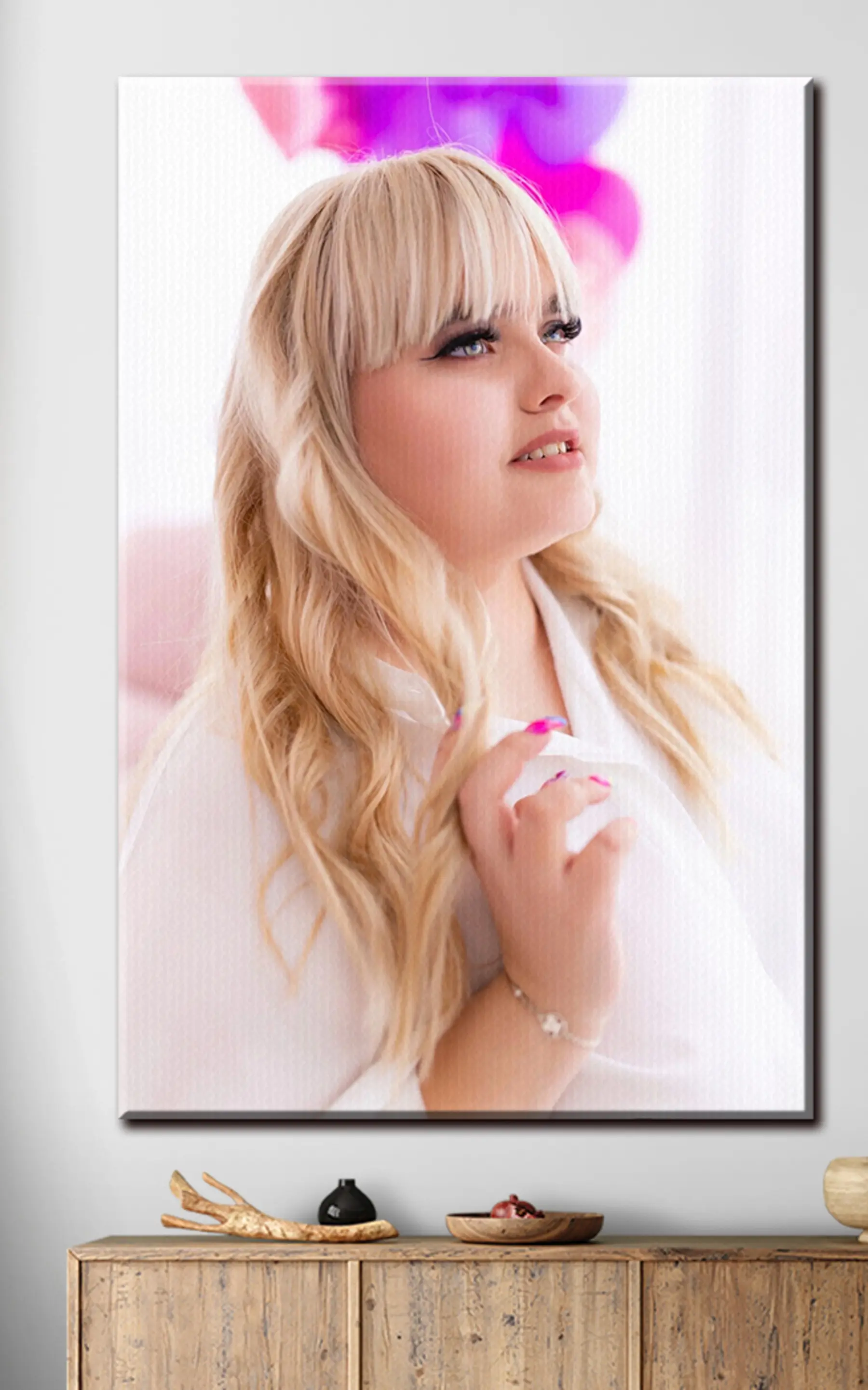 Glezna Skropstas, sprādzes un purpursarkanā krāsā s33135