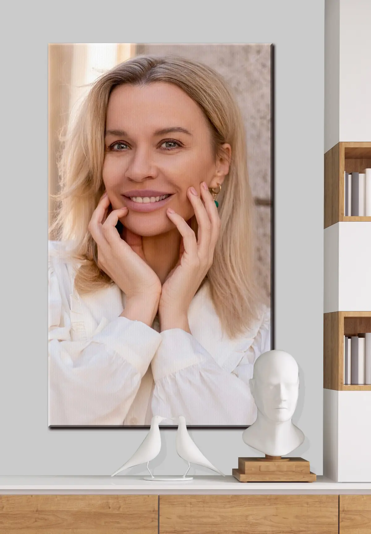 Glezna Mati, galva un rokas s33152