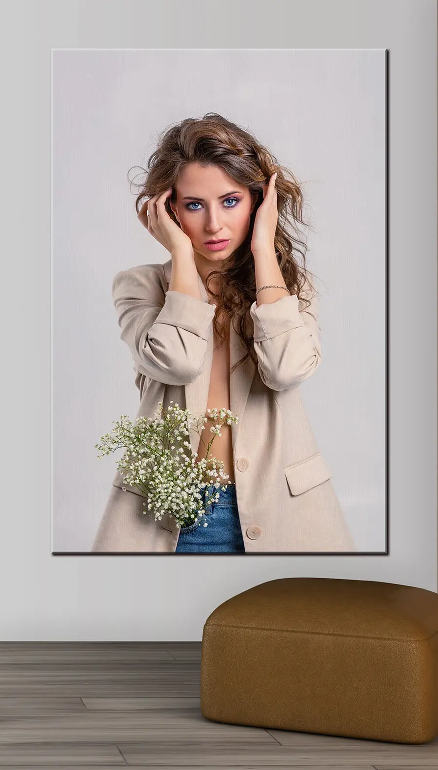 Glezna Augs, piedurknes un apkakle s33153