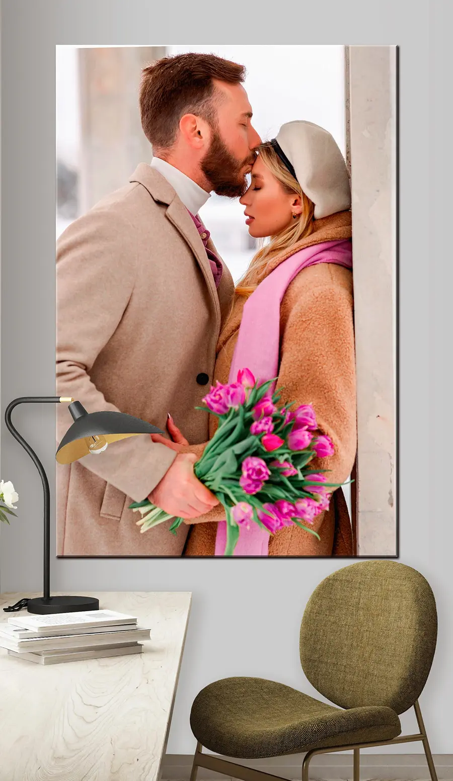 Glezna Ziedu, augu un kaklasaites s33162