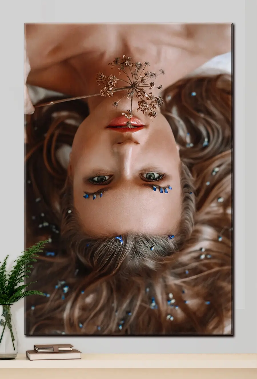 Glezna Uzacu, skropstu un skropstu māksla s33168