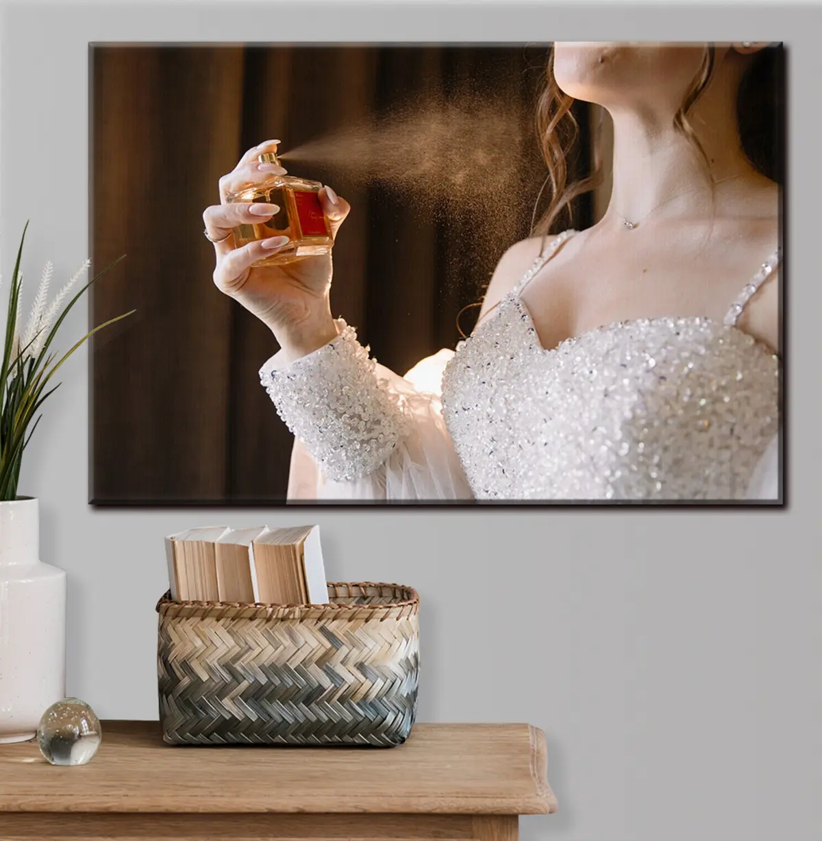 Glezna Piedurknes, žests un kleita s33174