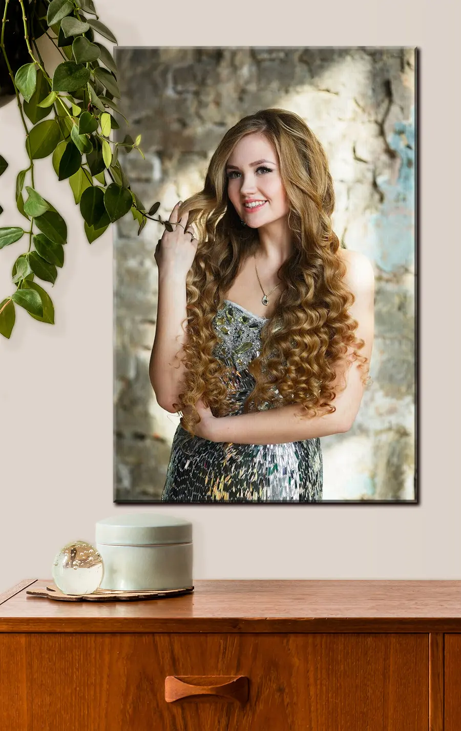 Glezna Mati, smaids un skropstas s33186