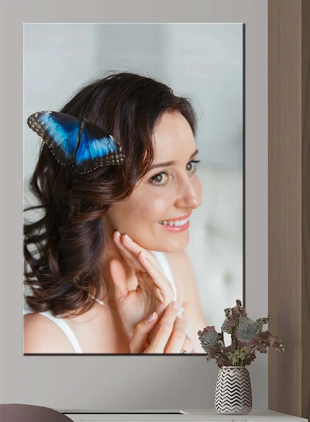 Glezna Mati, smaids un uzacis s33188