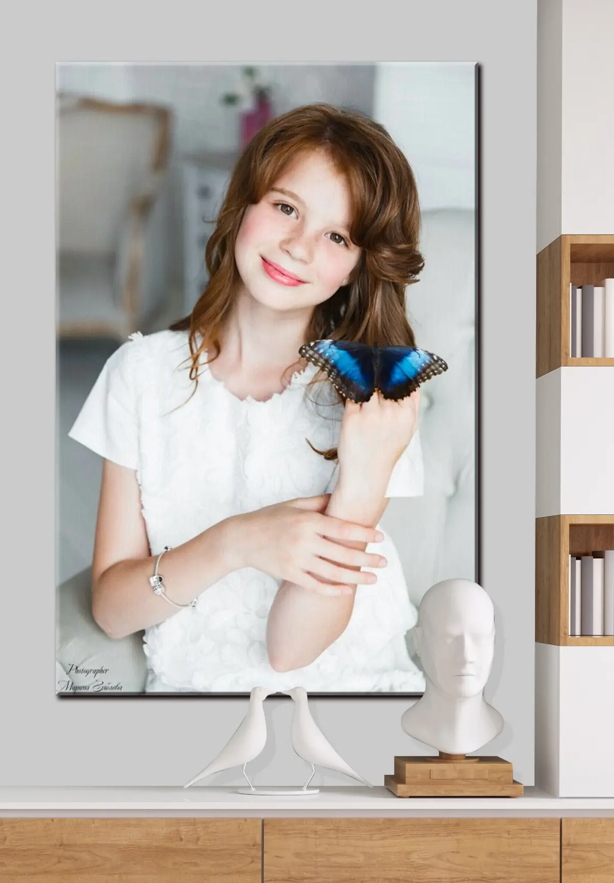 Glezna Smaids, zibspuldzes fotogrāfija un piedurkne s33193