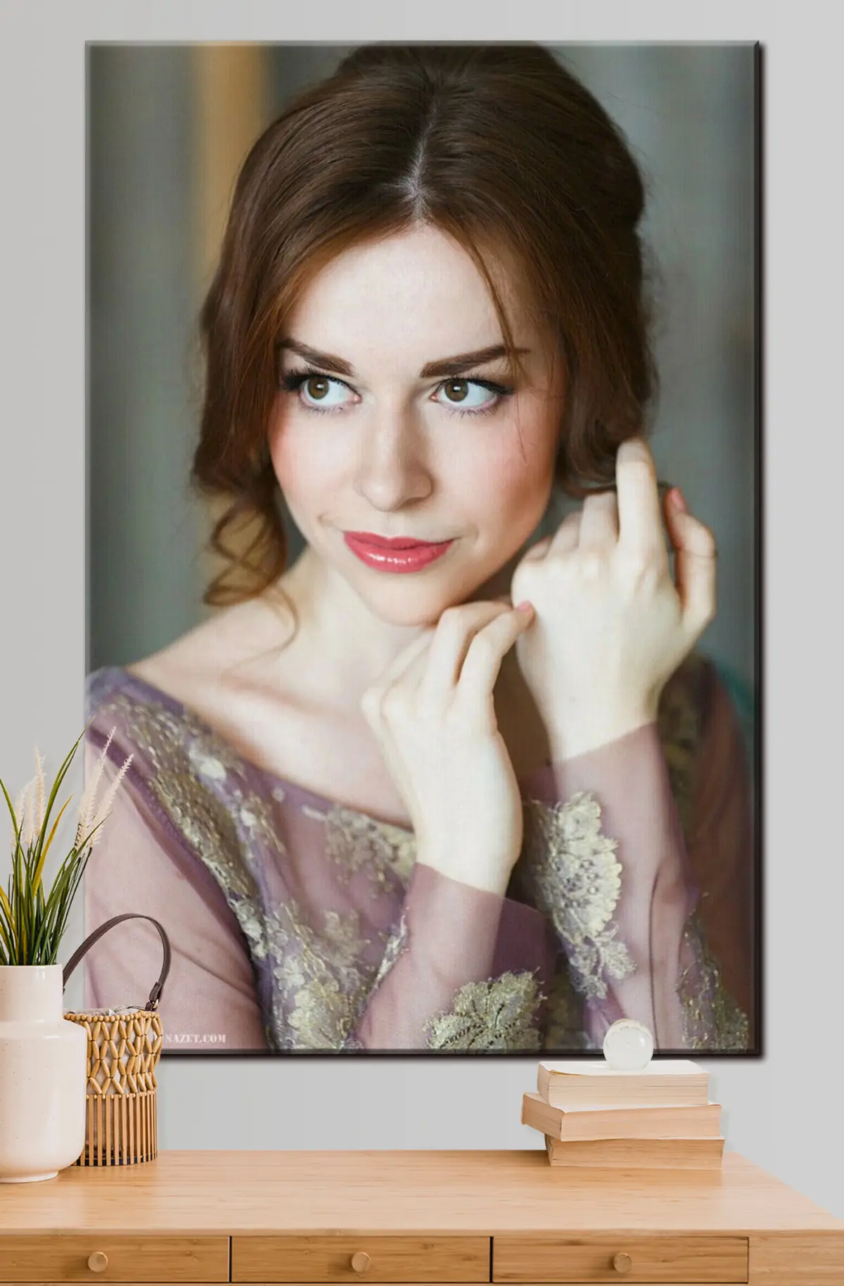 Glezna Sejas, matu un lūpu s33196