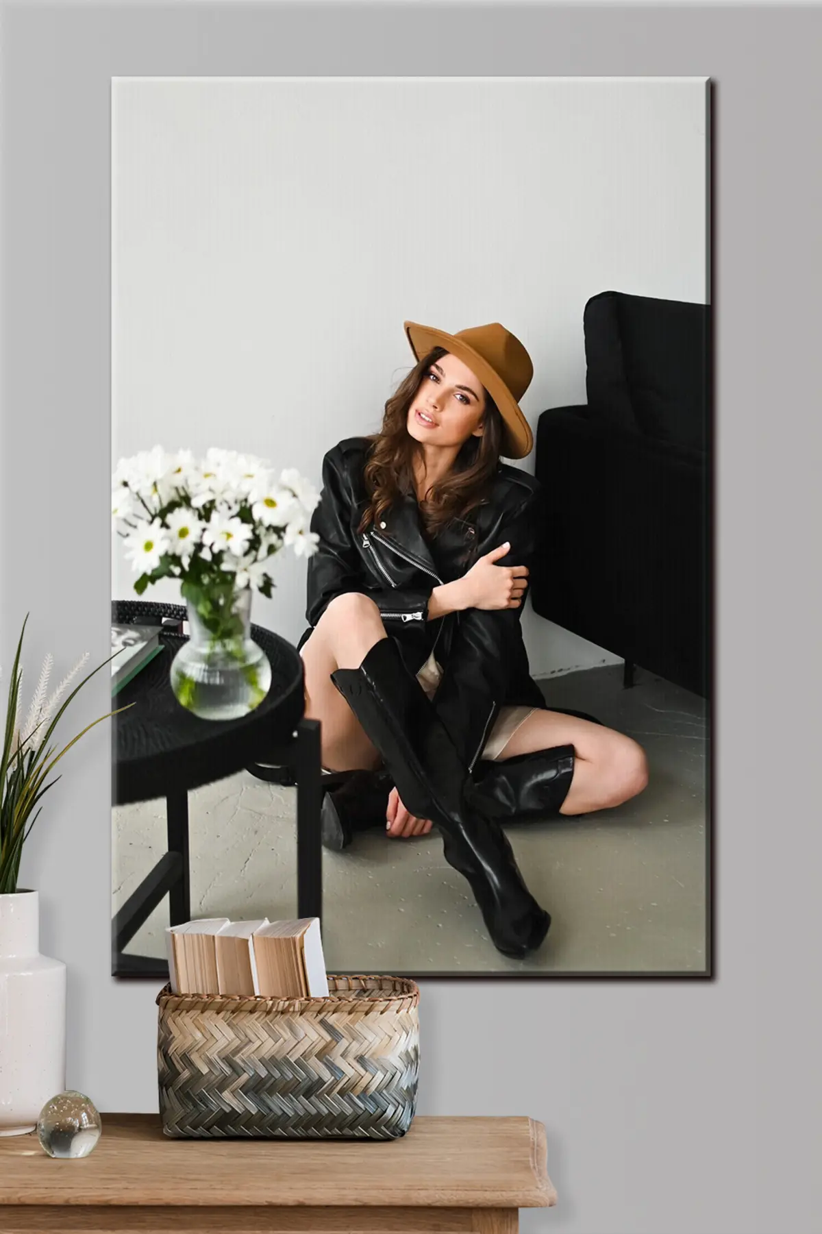 Glezna Cepure, fedora un augs s33215