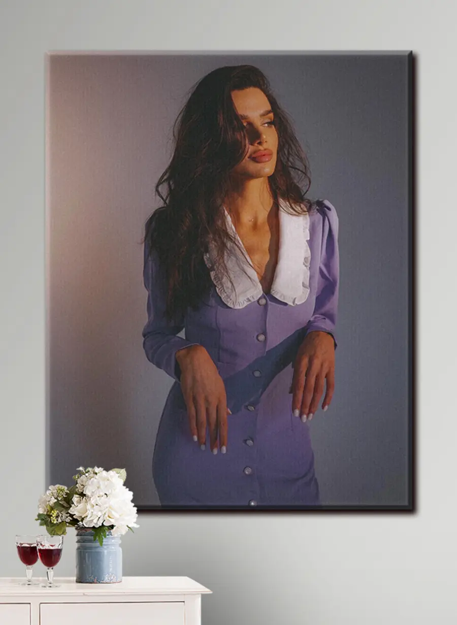 Glezna Roku, purpura un kakla s33240