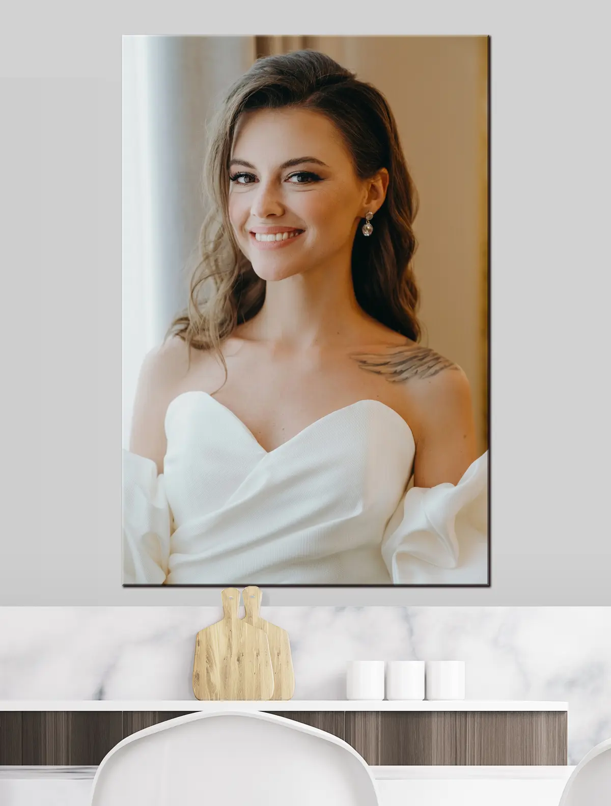 Glezna Mati, smaids un uzacis s33246