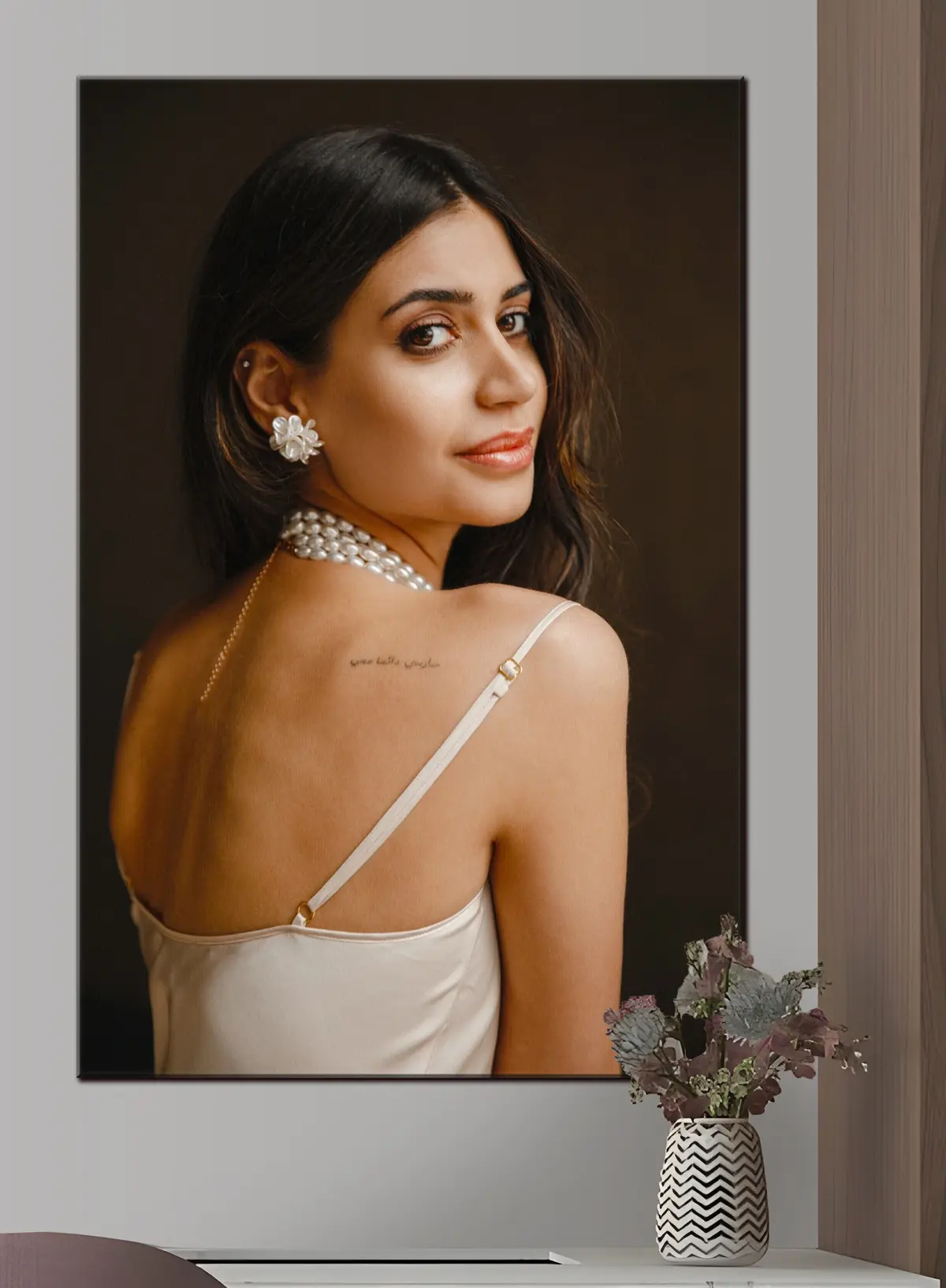 Glezna Galva, uzacis un skropstas s33248