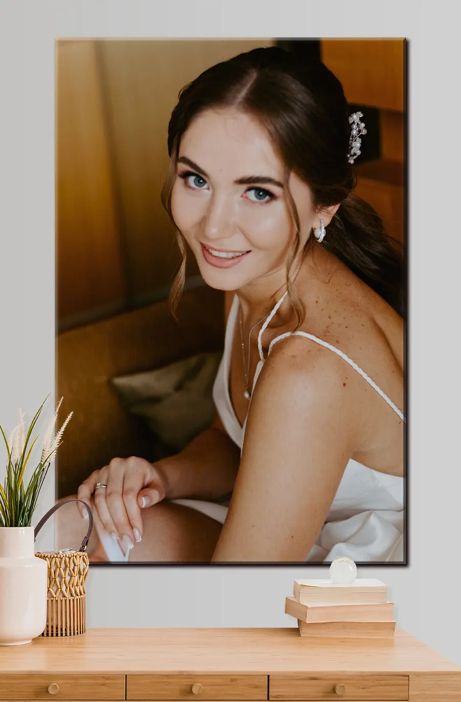 Glezna Mati, smaids un skropstas s33256