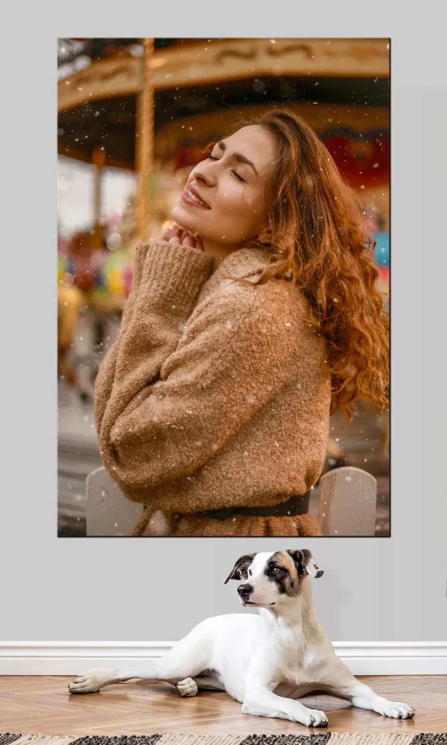 Glezna Mati, galva un smaids s33264