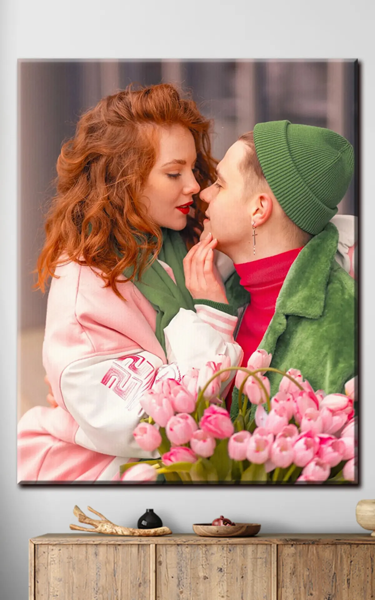 Glezna Augi, skropstas un ziedlapiņas s33278