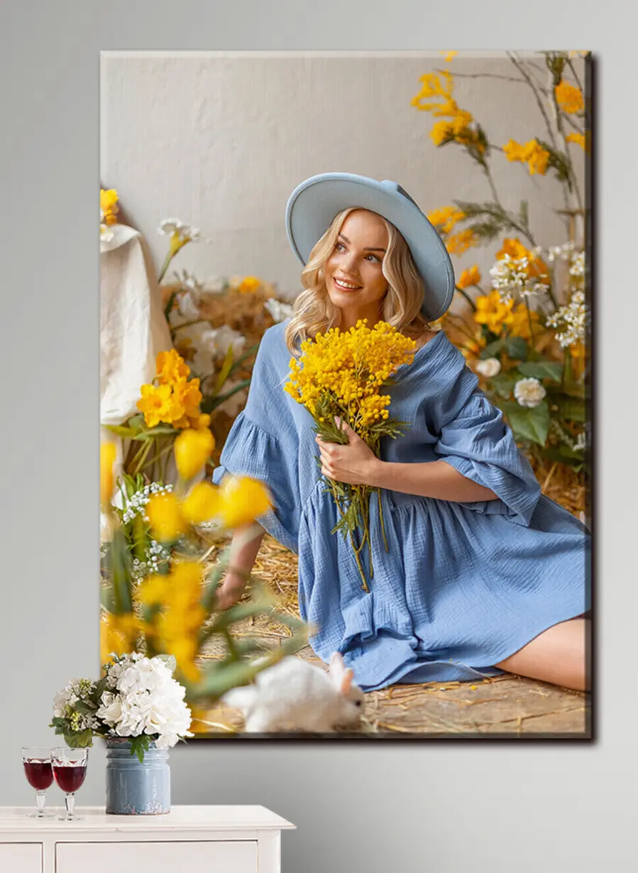 Glezna Augs, smaids un zieds s33281